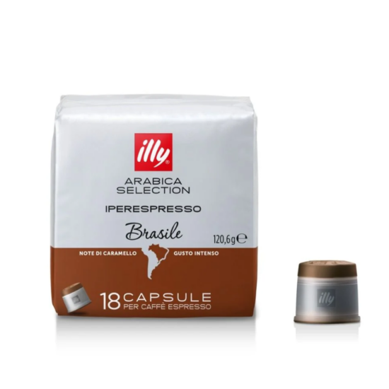 illy IPER espresso kávékapszula Arabica Selection Brazília, 18 adag