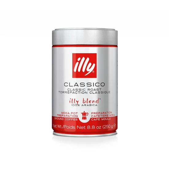 Illy Espresso Classico Moka őrölt kávé, 250g