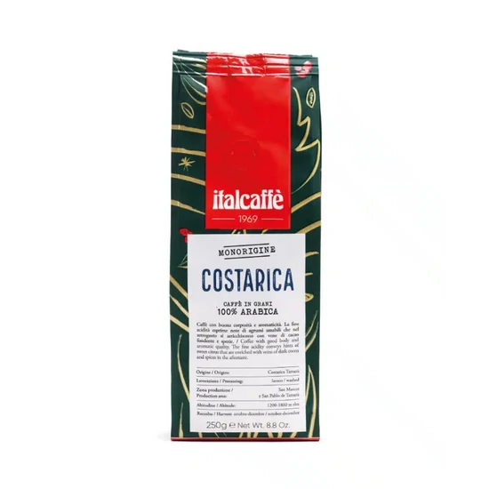 Italcaffe COSTA RICA 100% Arabica szemes kávé, 250g