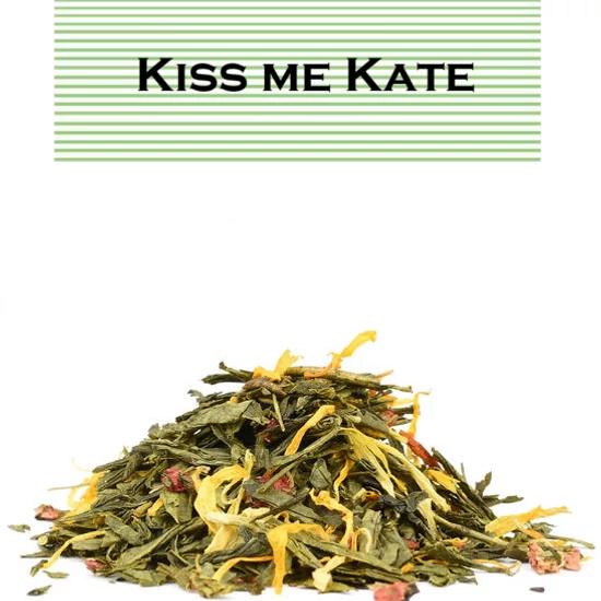 Johan & Nyström Kiss Me Kate ízesített zöld tea, 100g