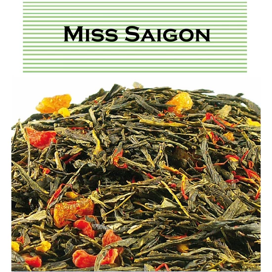 Johan & Nyström Miss Saigon ízesített zöld tea, 100g
