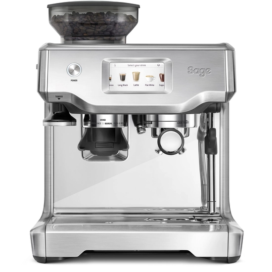Sage &quot;The Barista Touch™&quot; Eszpresszó kávéfőző érintőképernyős kijelzővel és kávédarálóval