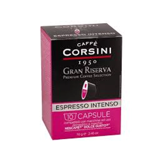 Caffé Corsini Gran Riserva Intenso, Dolce Gusto kompatibilis kapszula 10x7g