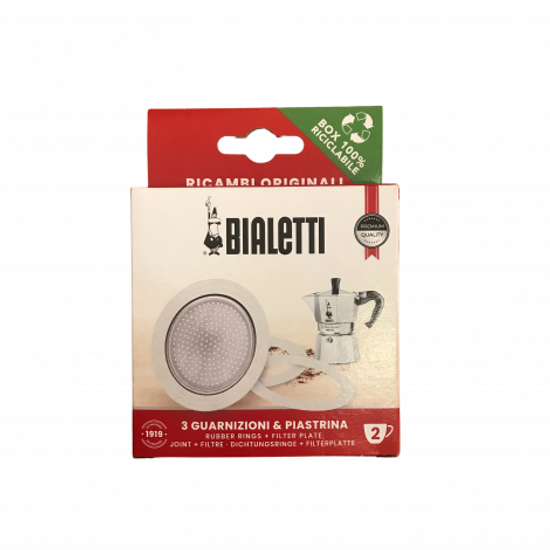 Bialetti Tömítés 3db + Szűrő 1db / Moka Express 2 adag