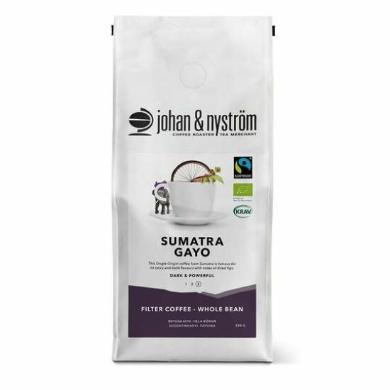 Johan & Nyström Sumatra Gayo Mountain szemes kávé, 500g