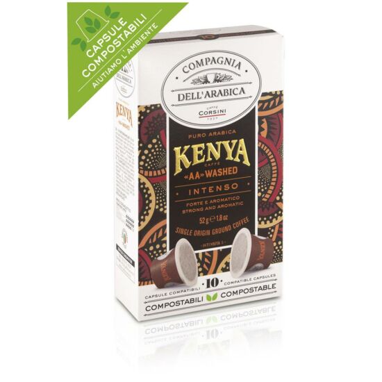 Compagnia Dell' Arabica Caffé Kenya "AA" Nespresso kompatibilis kávékapszula, 10 db