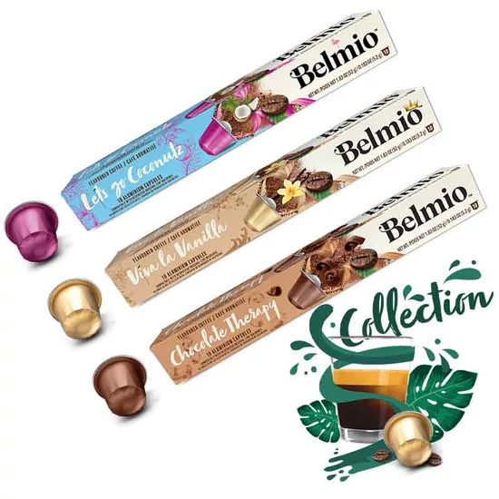 Belmio Coconut/Vanilla/Chocolate 'A' csomag Nespresso kompatibilis kávékapszula, 3x10db