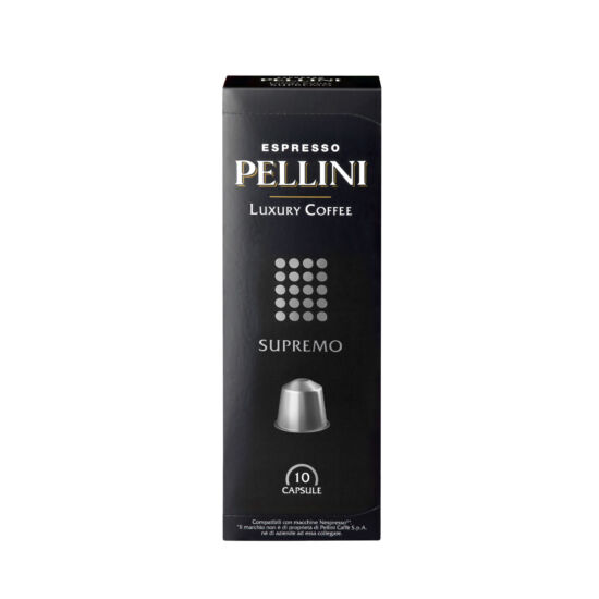 Pellini Luxury SUPREMO 100% arabica Nespresso kompatibilis kávékapszula, 10 db