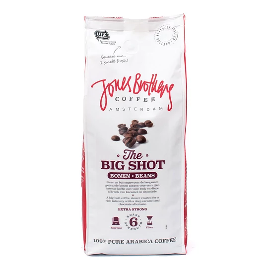 Jones Brothers Coffee The Big Shot szemes kávé, 500g 