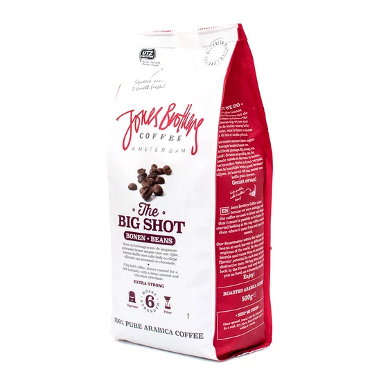 Jones Brothers Coffee The Big Shot szemes kávé, 500g 