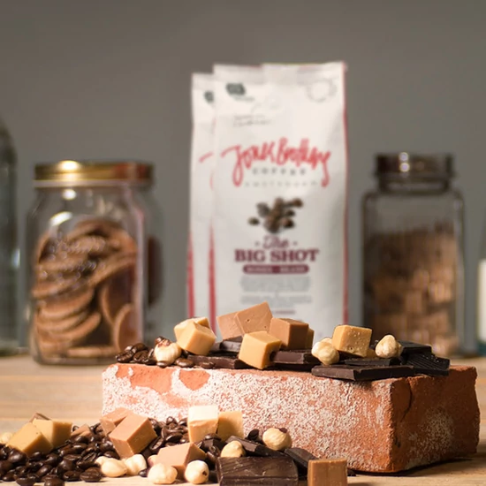 Jones Brothers Coffee The Big Shot szemes kávé, 500g 