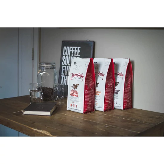 Jones Brothers Coffee The Big Shot szemes kávé, 500g 