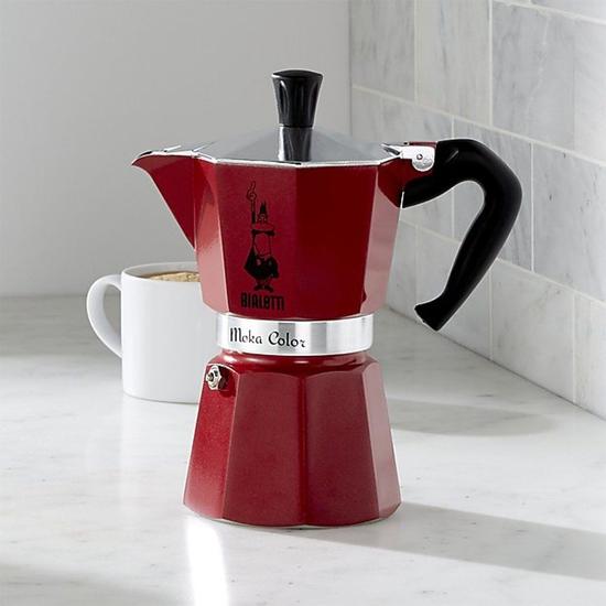 Bialetti Moka Express 3 Cup Red Kotyogós Kávéfőző Kávétársaság Kávé Webshop 0368