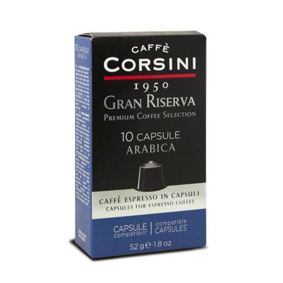 Caffé Corsini Gran Riserva Arabica Nespresso kompatibilis kávékapszula, 10 db