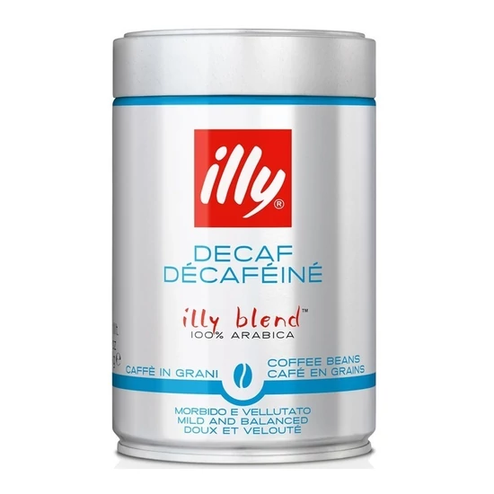Illy Espresso Decaffeinato koffeinmentes szemes kávé, 250g