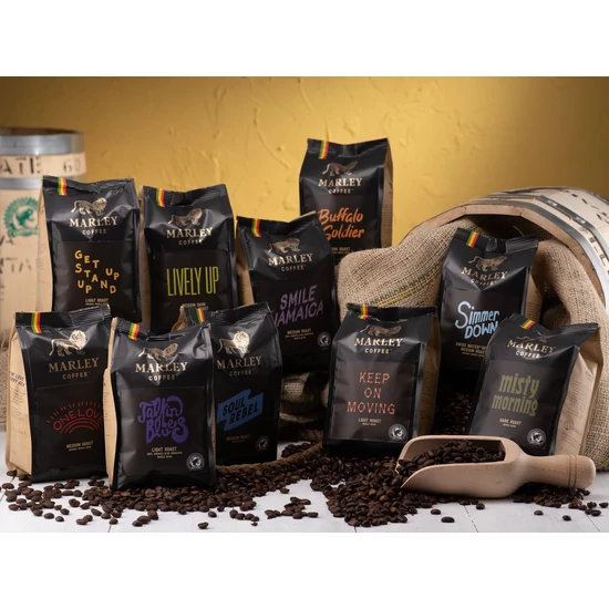 Marley Coffee Misty Morning szemes kávé 227g
