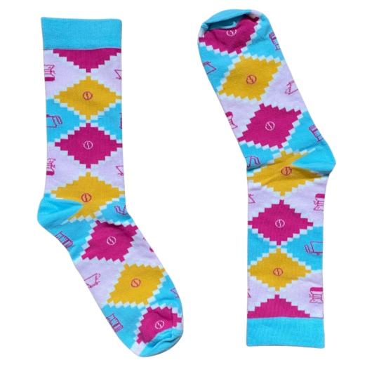 Cophi Barista zokni - Pinky Barista Socks 36-41