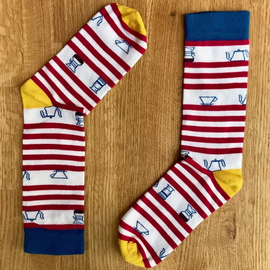 Cophi Barista zokni - Where is wally Socks 42-46